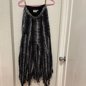 Vintage Black and White Skirt